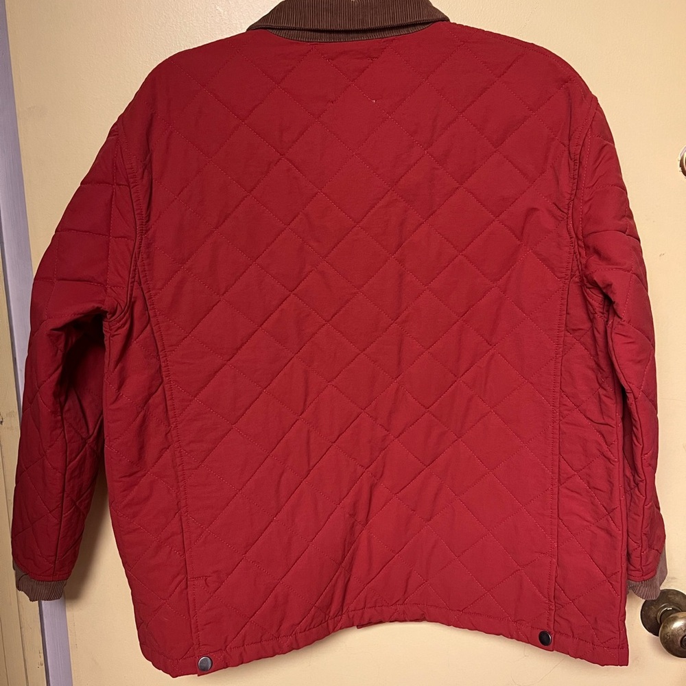 RED FOUND ANTHROPOLOGIE FARMSTEAD QUILT PATCH JACKET SMALL NWT PRICE FIRM - Picture 5 of 9